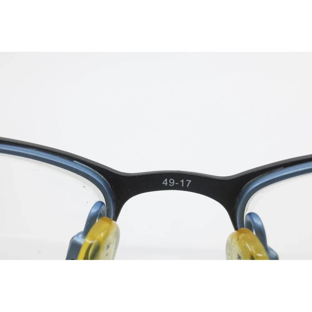 Kliik Denmark 231 123 Matte Navy Blue Black Oval Eyeglasses Frames 49-17-135